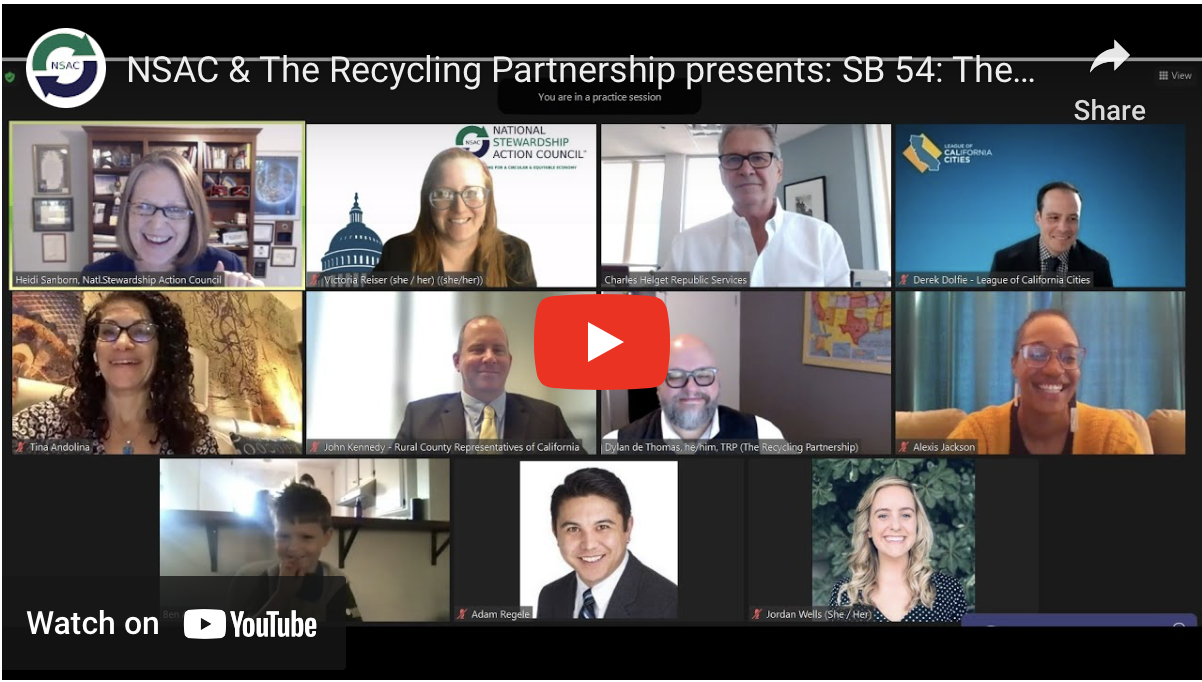 Insights on SB54, California’s Circular Economy EPR Law for Plastic Packaging